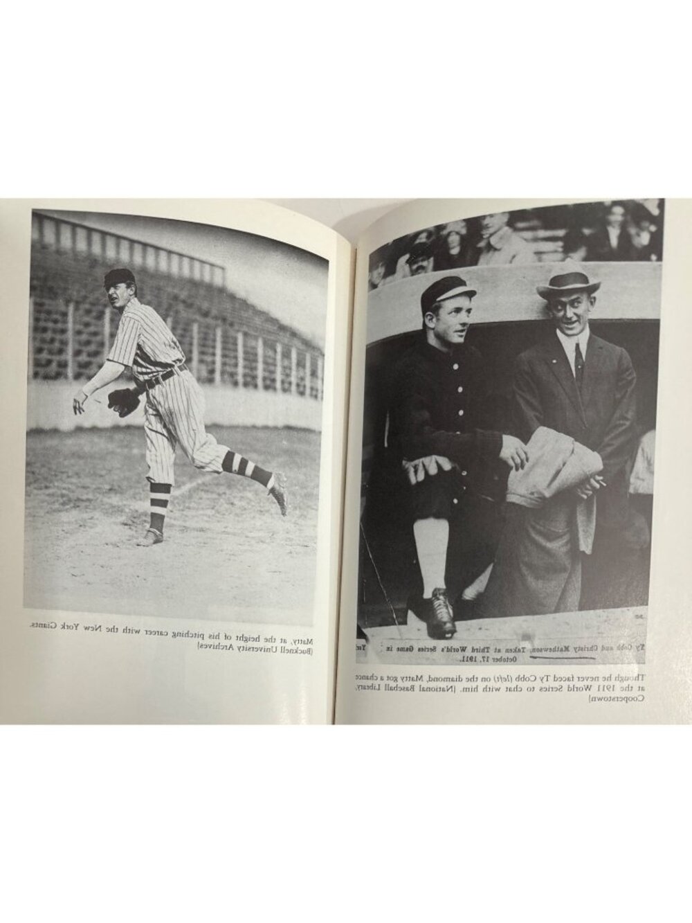 CHRISTY MATHEWSON Matty American Hero 1993 Ray Robinson NEW YORK GIANTS Oxford - Picture 13 of 16